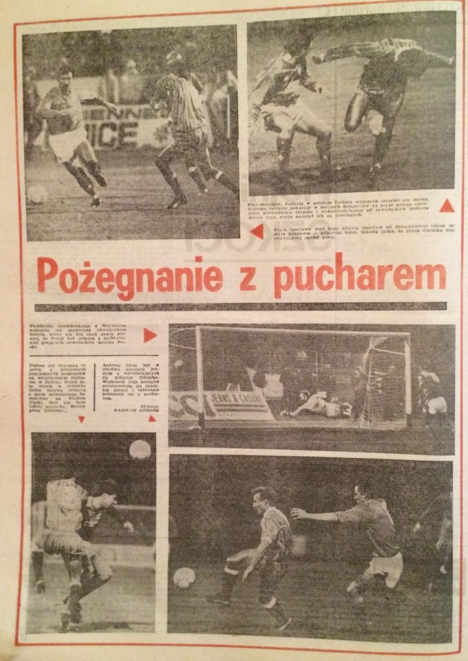 Piłka Nożna po Górnik Zabrze - Rangers FC 1:1 (04.11.1987) 3
