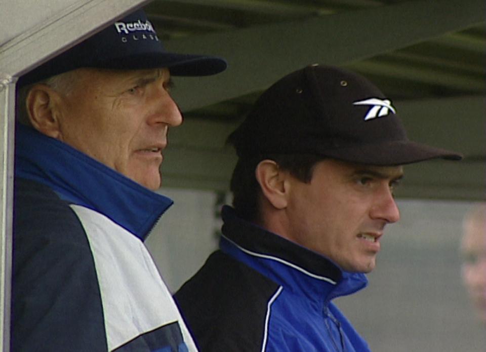 Ruch Chorzów – Bologna 0:2 (25.08.1998) Orest Lenczyk i Waldemar Fornalik