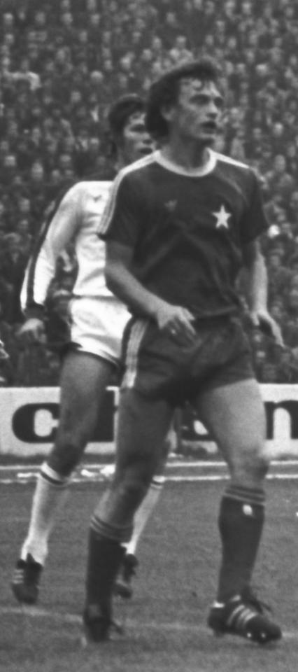 Zdzisław Kapka (do meczu Club Brugge - Wisła Kraków 2:1, 13.09.1978).