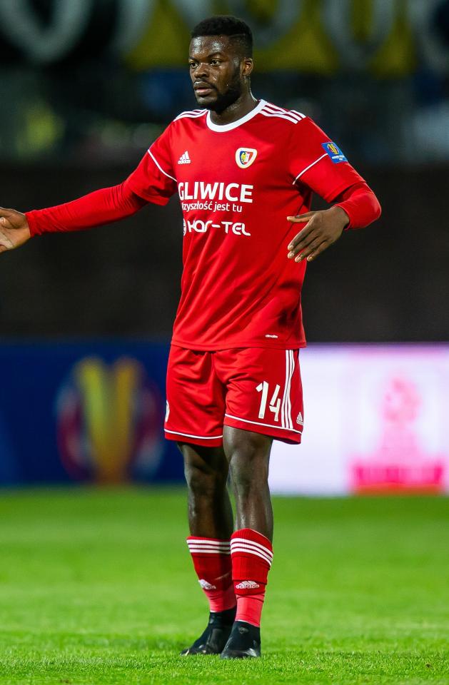 Karsten Ayong (GKS Jastrzębie - Piast Gliwice 1:2, 26.09.2018)