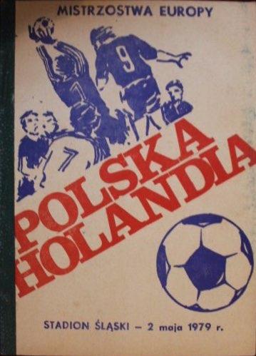 Program meczowy Polska - Holandia 2:0 (02.05.1979)