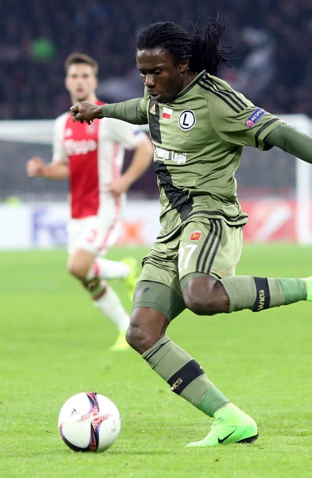 Daniel Chima Chukwu (Ajax Amsterdam - Legia Warszawa 1:0, 23.02.2017)
