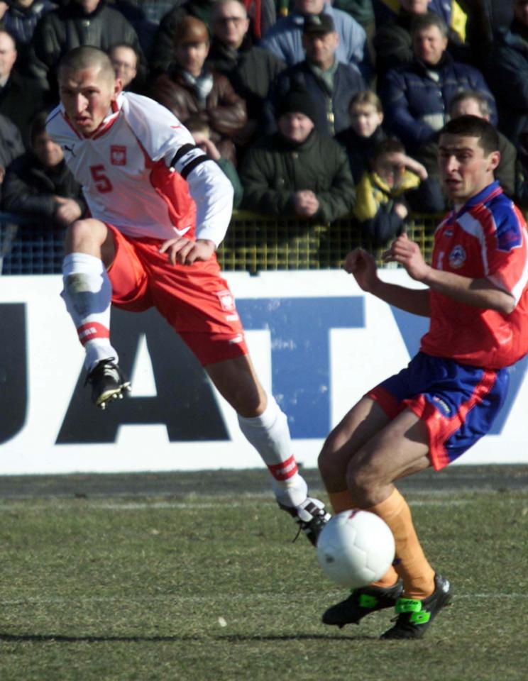 Polska - Armenia 1:1 (27.03.2001) U21 Mariusz Lewandowski