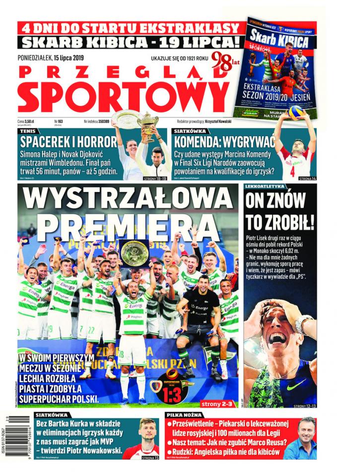 Piast Gliwice - Lechia Gdańsk 1:3 (13.07.2019) Przegląd Sportowy