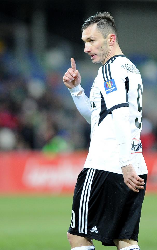 Marek Saganowski (Podbeskidzie Bielsko-Biała - Legia Warszawa 1:4, 01.04.2015)