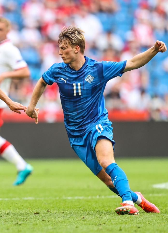 Polska - Islandia 2:2 (08.06.2021) Albert Gudmundsson