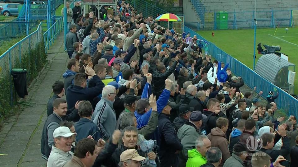Błękitni Stargard Szczeciński - GKS Tychy 3:2 (15.10.2014) Kibice