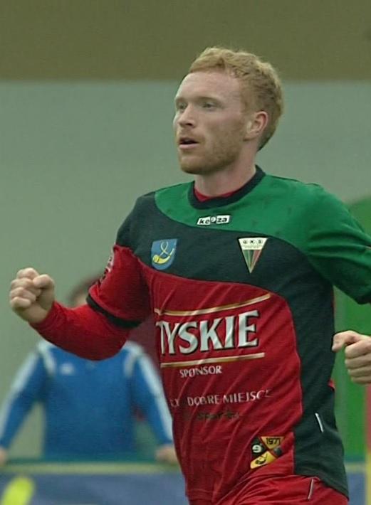 Błękitni Stargard Szczeciński - GKS Tychy 3:2 (15.10.2014) Marcin Radzewicz