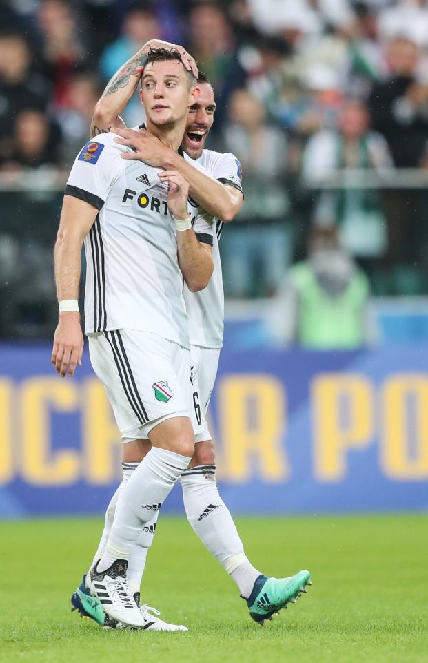 Legia Warszawa - Arka Gdynia 2:3 (14.07.2018) Chris Philipps