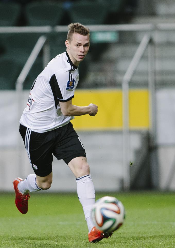 Legia Warszawa - Podbeskidzie Bielsko-Biała 2:0 (08.04.2015) Ondrej Duda