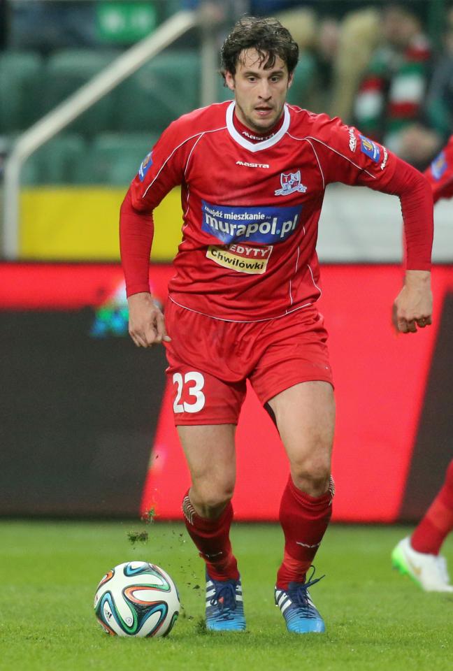 Legia Warszawa - Podbeskidzie Bielsko-Biała 2:0 (08.04.2015) Robert Demjan