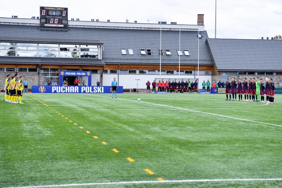 Podhale Nowy Targ - Pogoń Szczecin 0:5 (02.09.2020) Hymn przed meczem
