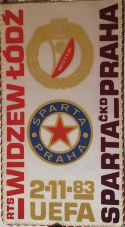 Sparta Praga - Widzew Łódź 3:0 (02.11.1983)