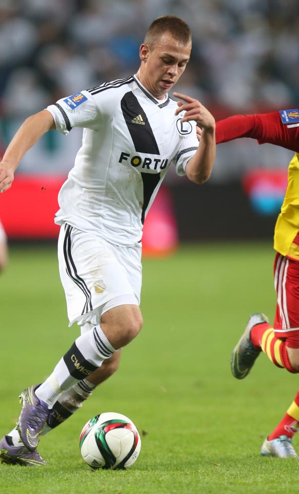 Robert Bartczak (Legia Warszawa - Chojniczanka Chojnice 4:1, 18.11.2015).