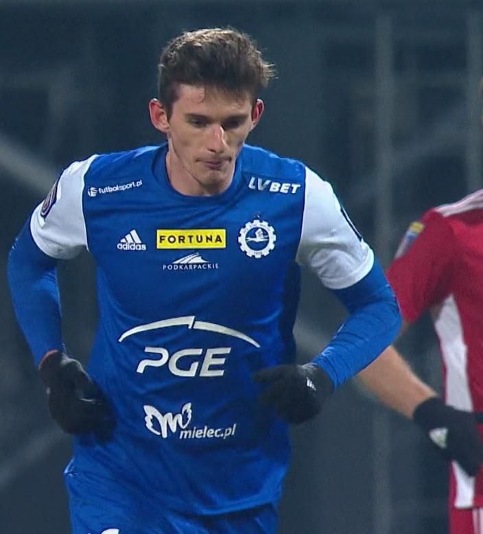 Stal Mielec - Piast Gliwice 1:1 (pd.), k. 3-4 (02.12.2020) Robert Dadok