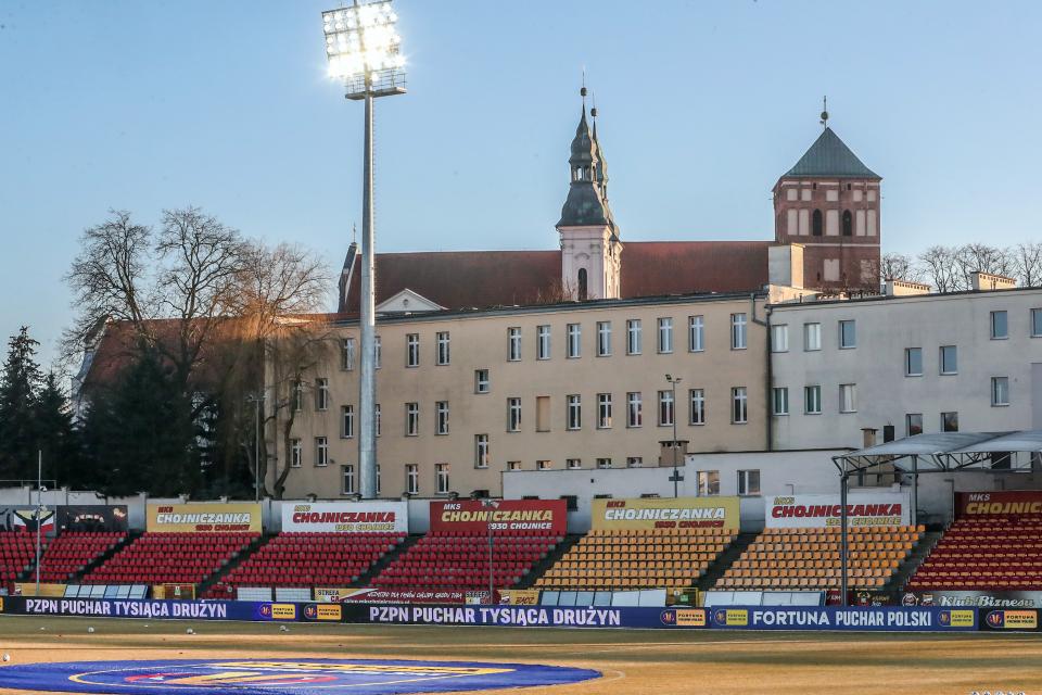 Chojniczanka Chojnice - Cracovia 0:3 (03.03.2021) stadion