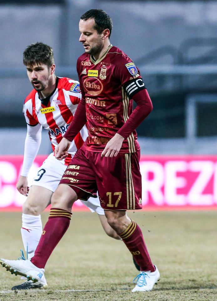 Chojniczanka Chojnice - Cracovia 0:3 (03.03.2021) Tomasz Mikołajczak