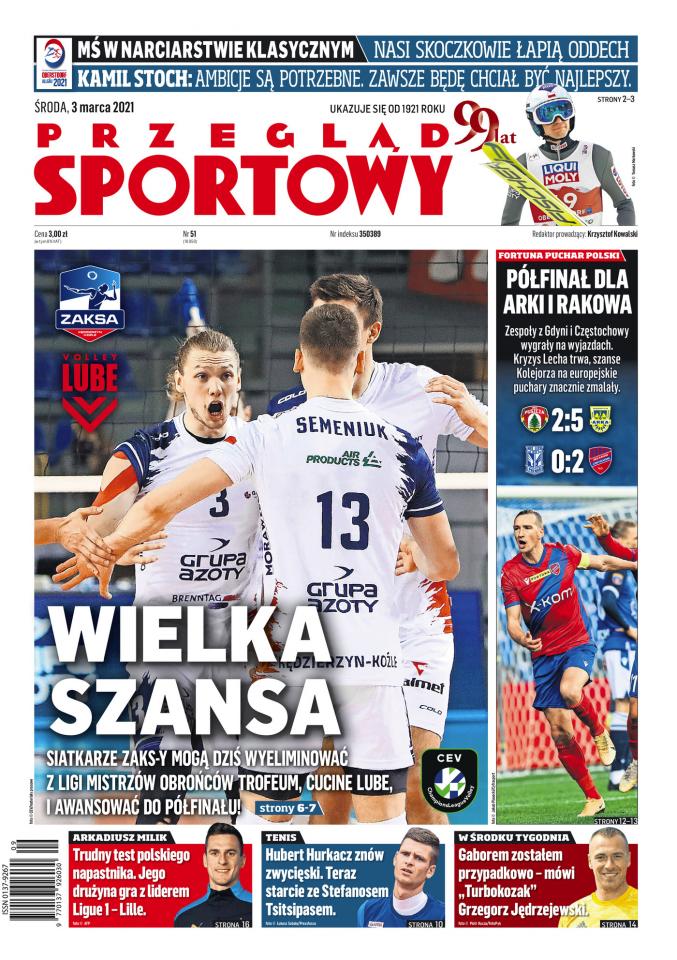 Puszcza Niepołomice - Arka Gdynia 2:5 (02.03.2021) Przegląd Sportowy