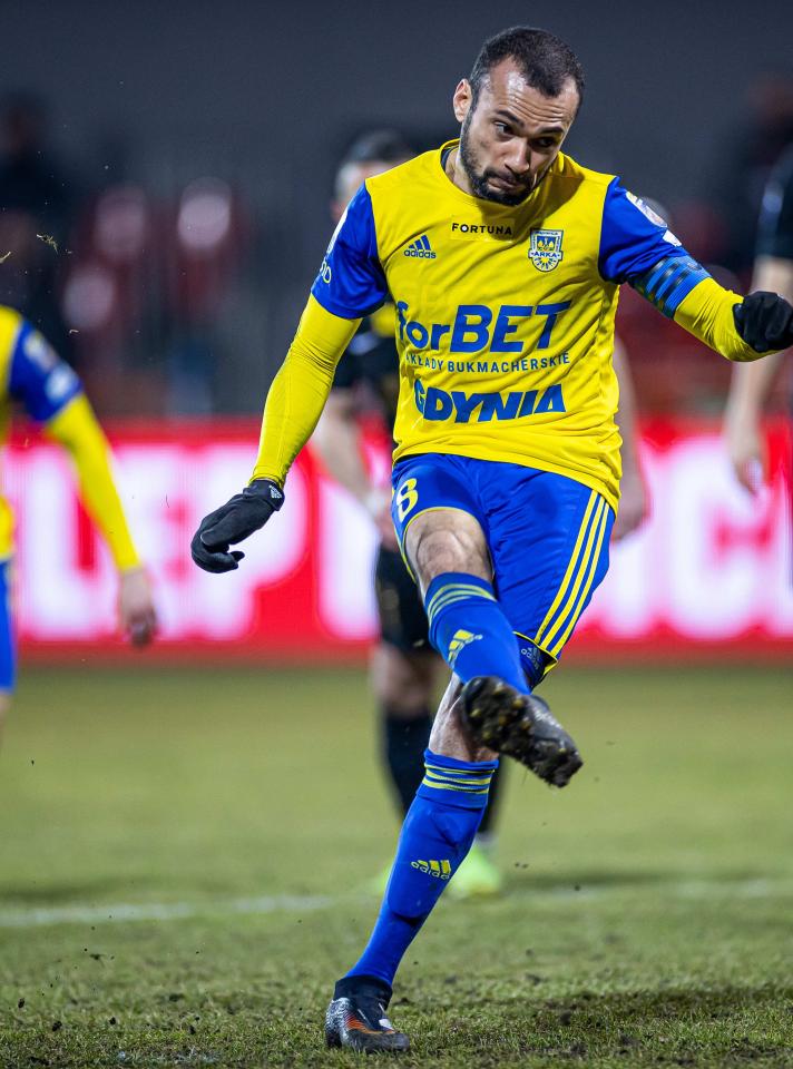 Puszcza Niepołomice - Arka Gdynia 2:5 (02.03.2021) Marcus da Silva