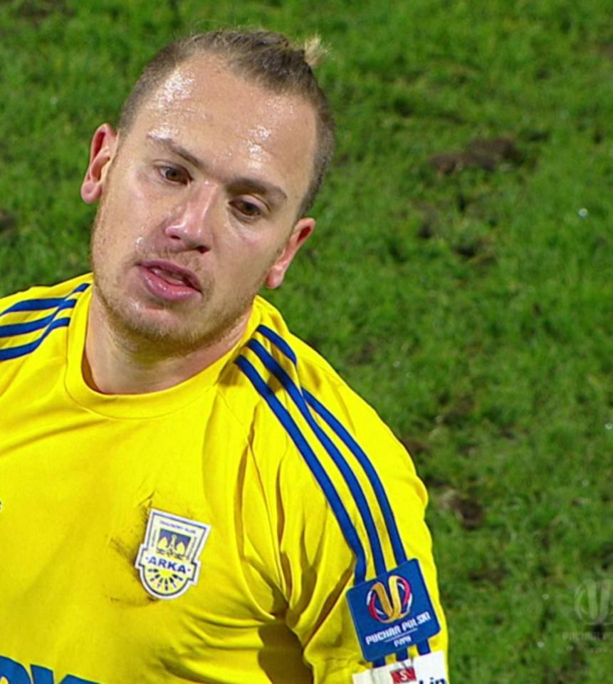 Arka Gdynia - Bytovia Bytów 1:0 (29.11.2016) Dominik Hofbauer