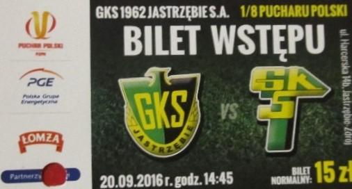 GKS Jastrzębie - Górnik Łęczna 1:1, k. 7-6, 20.09.2016