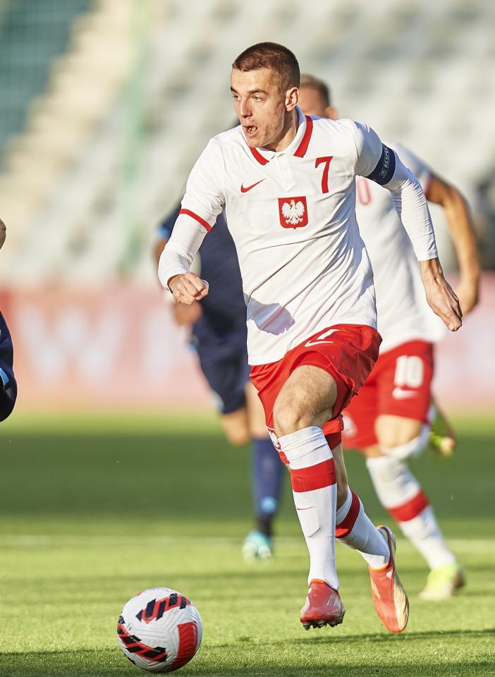 Polska - San Marino 3:0 (12.10.2021) U21 Jakub Kamiński