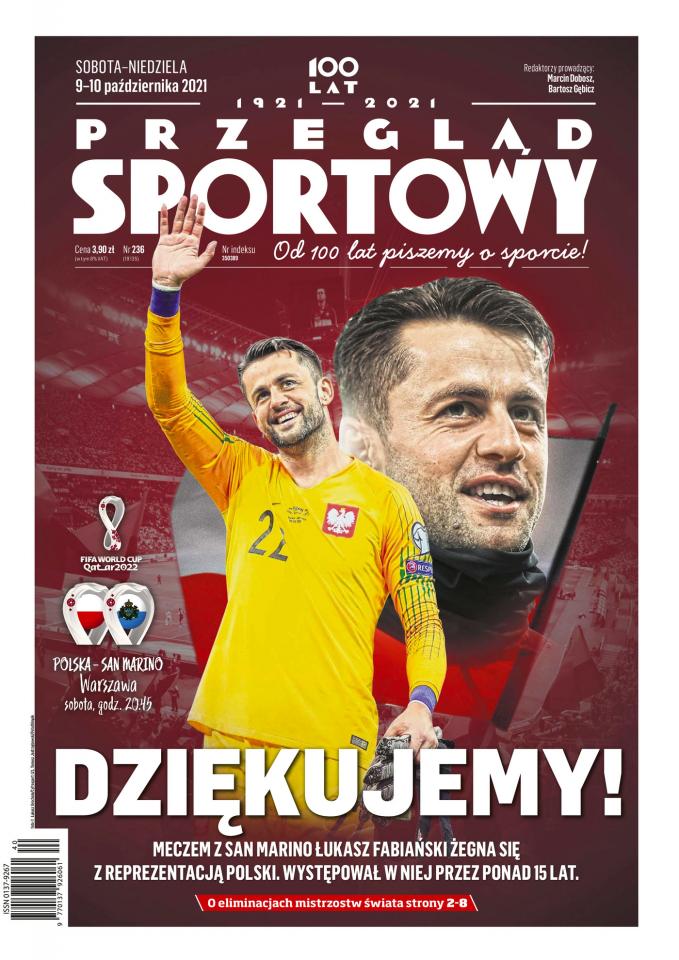 Polska - San Marino 5:0 (09.10.2021) Przegląd Sportowy