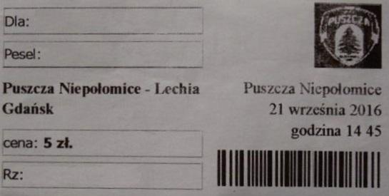 Puszcza Niepołomice - Lechia Gdańsk 1:1, k. 4-2 (21.09.2016)