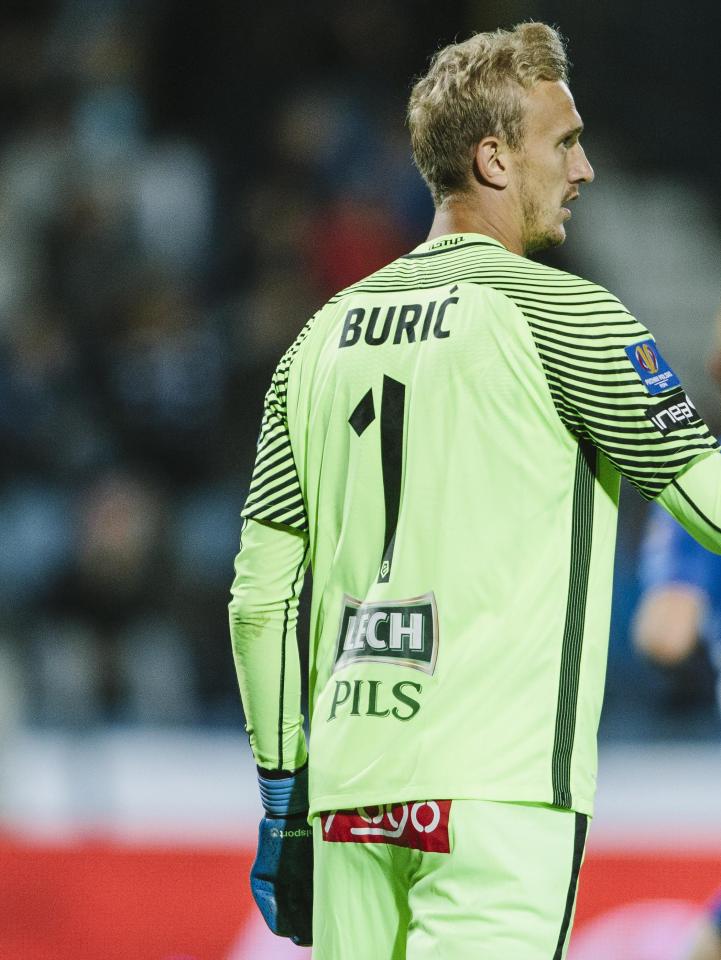 Ruch Chorzów - Lech Poznań 0:3 (21.09.2016) Jasmin Burić