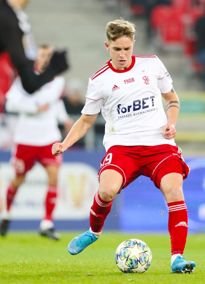 GKS Tychy - ŁKS Łódź 2:0 (04.12.2019) Michał Trąbka