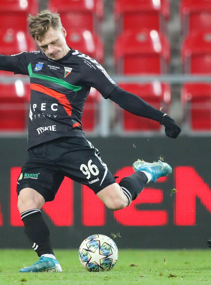 GKS Tychy - ŁKS Łódź 2:0 (04.12.2019) Wojciech Szumilas