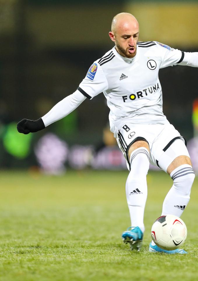 Walerian Gwilia (Górnik Łęczna - Legia Warszawa 0:2, 03.12.2019).