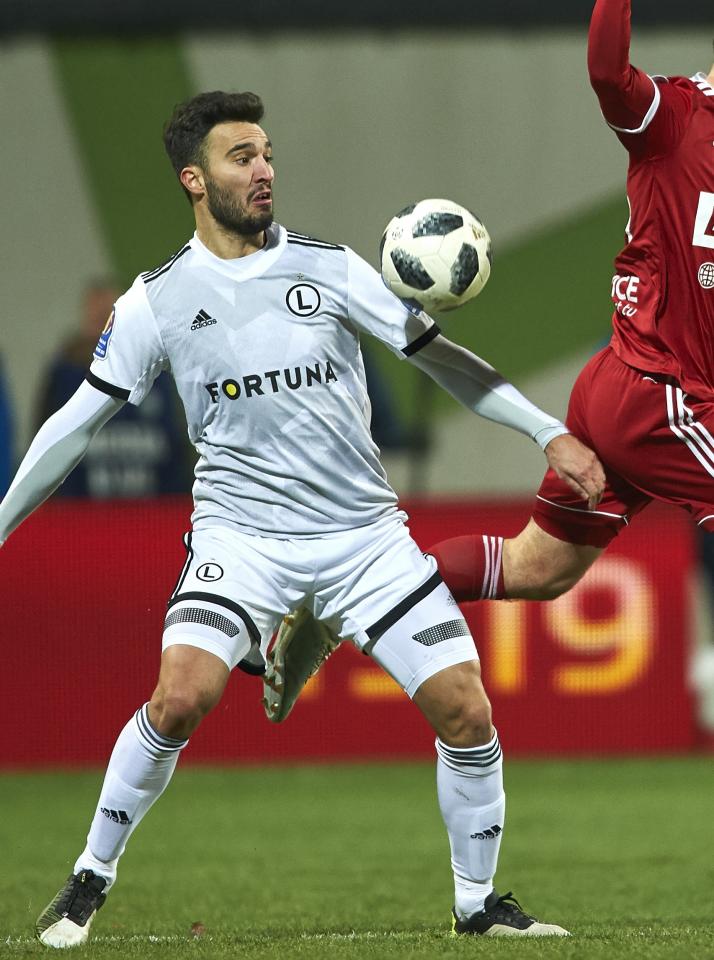 Ivan Obradović (Legia II Warszawa - Piast Gliwice 0:2, 03.12.2019).