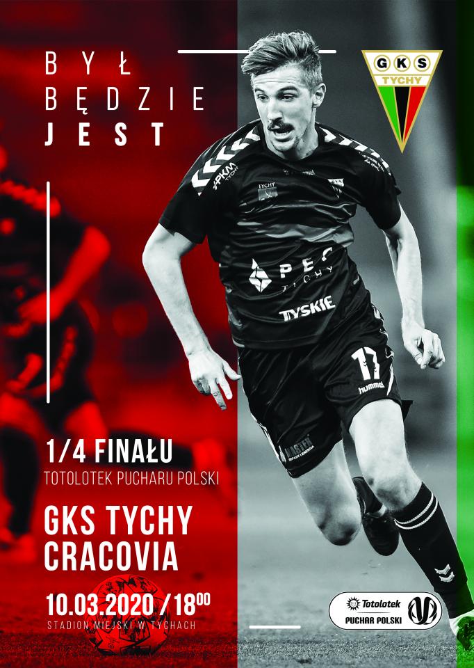 Plakat GKS Tychy - Cracovia 1:2 (pd.), 10.03.2020 2