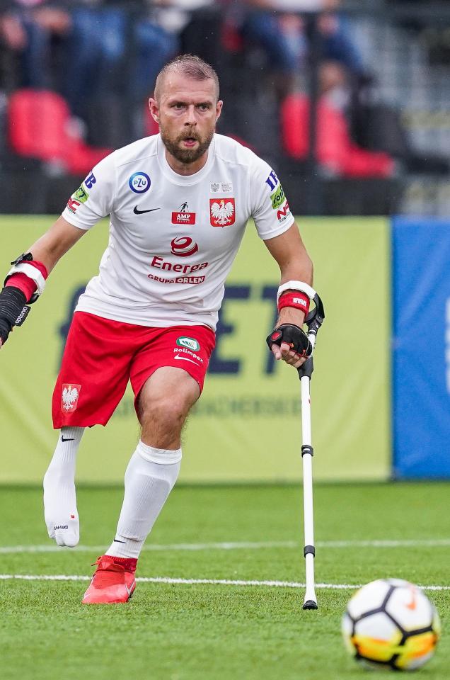 Kamil Rosiek (Polska - Francja 2:0 amp futbol, 17.09.2021).