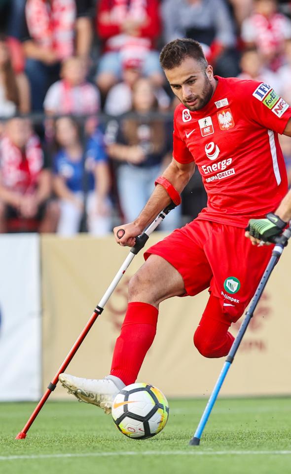 Kamil Grygiel (Polska - Izrael 8:0 amp futbol, 14.09.2021)