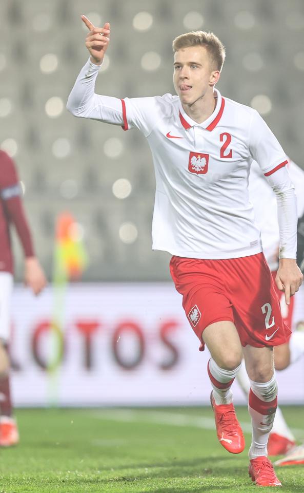 Łukasz Bejger (Polska - Łotwa 5:0 U21, 16.11.2021).