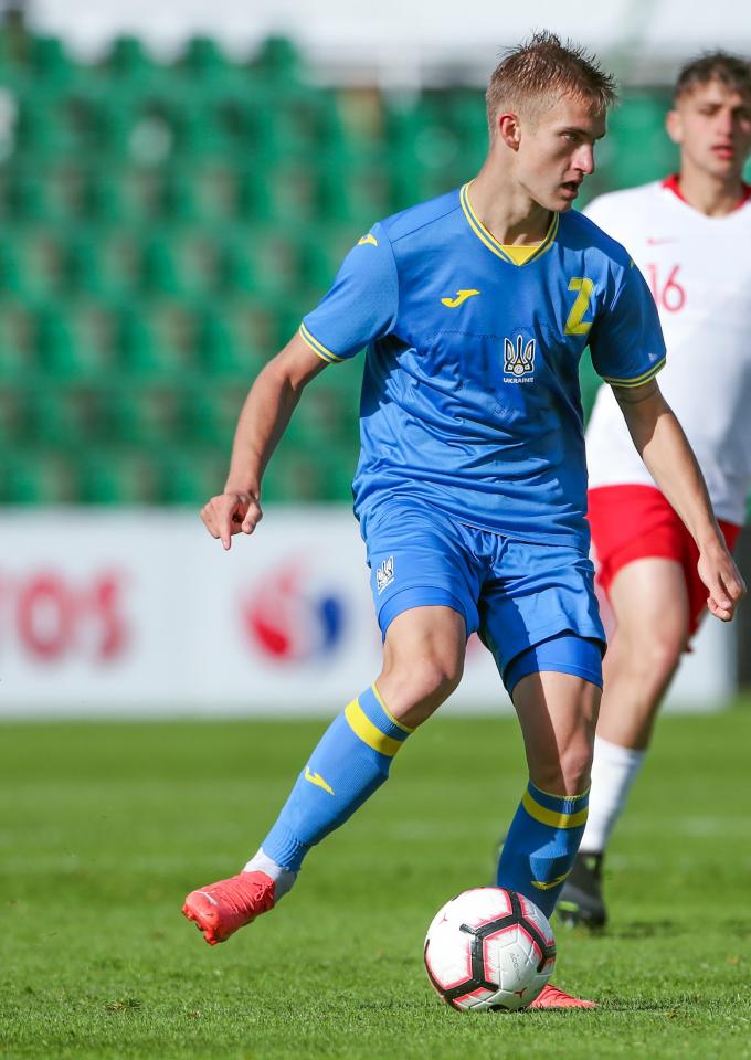 Polska - Ukraina 2:2 U19 (12.10.2021) Danyło Udod