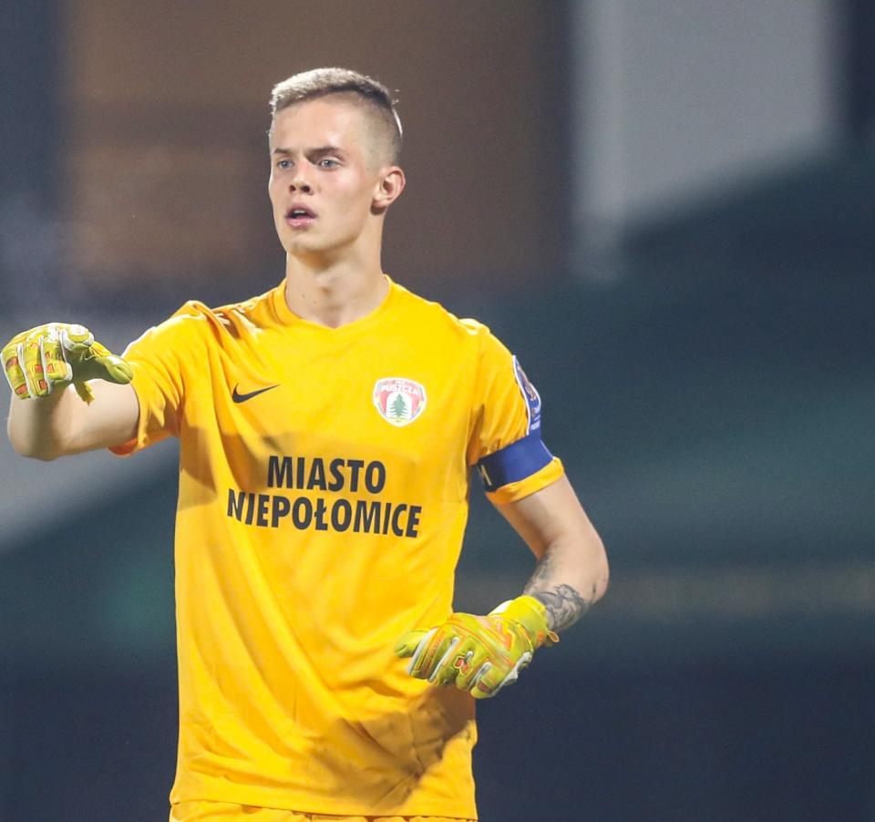 Mateusz Górski (Puszcza Niepołomice - Legia Warszawa 0:2, 25.09.2019).