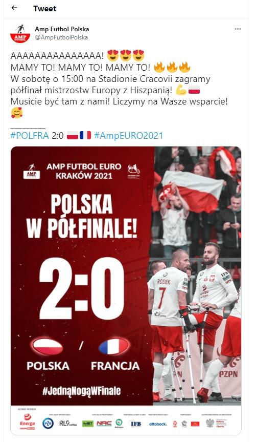 Twitt Amp Futbol Polska - Francja 2:0 (17.09.2021).