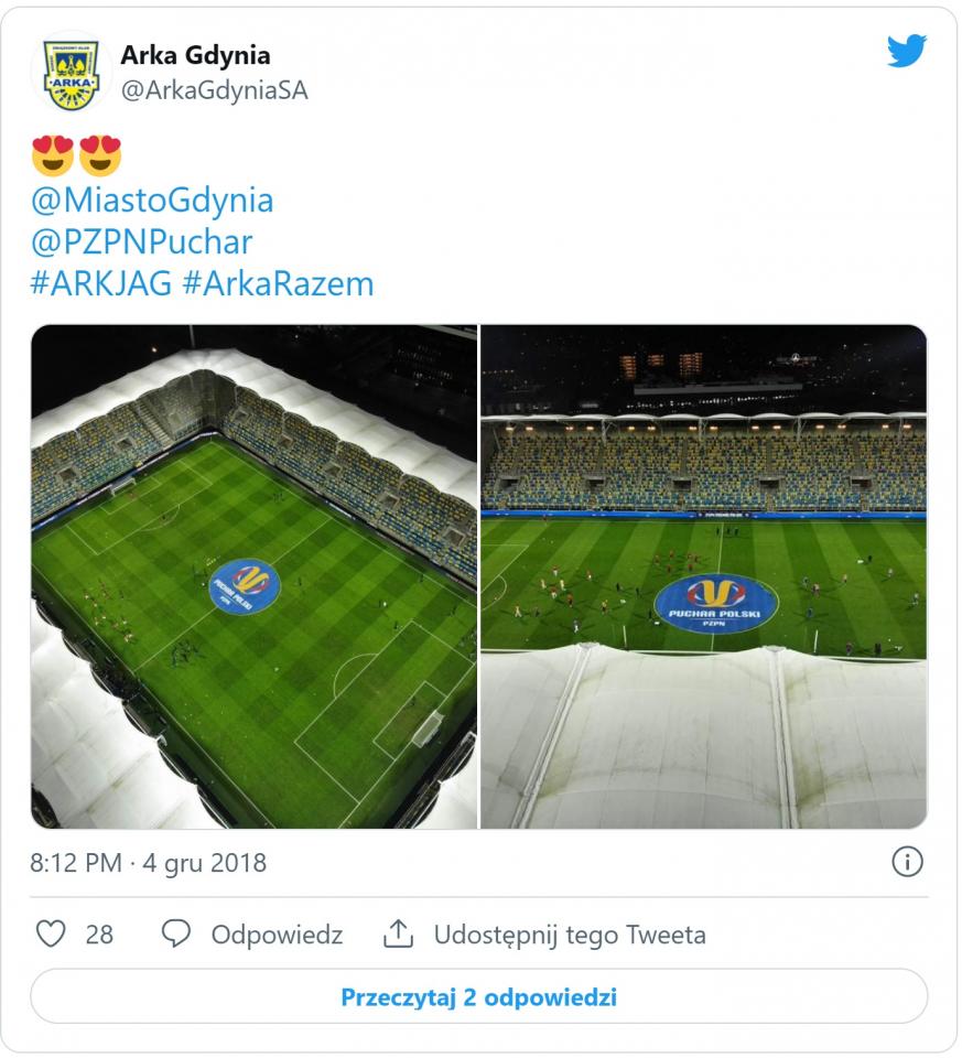 Arka Gdynia - Jagiellonia Białystok 0:2 (04.12.2018)