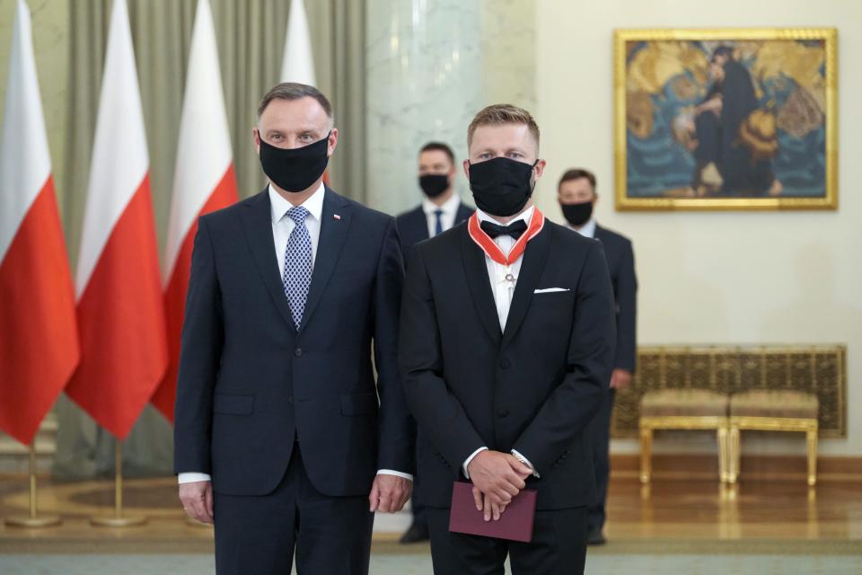 Jakub Błaszczykowski i Andrzej Duda (16.06.2021)