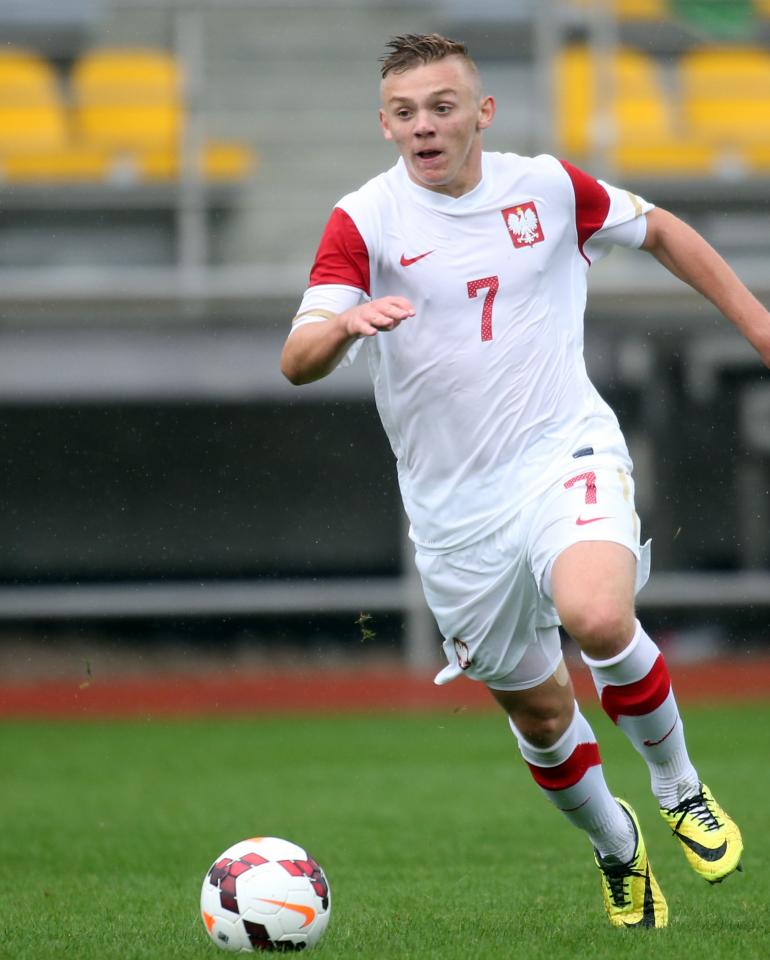 Polska - Łotwa 1:0 (26.08.2014) U17 Kamil Jóźwiak