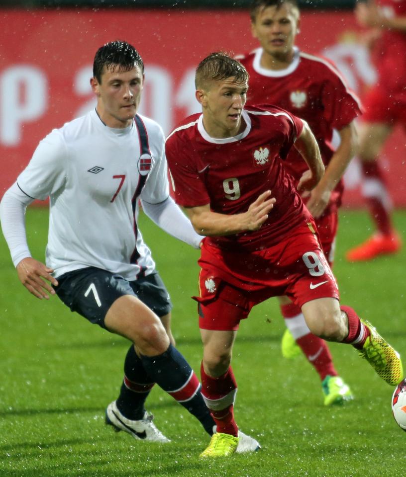 Polska - Norwegia 3:0 U17 (27.08.2014) Marcin Listkowski