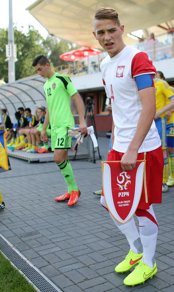 Polska - Szwecja 4:0 (29.08.2014) U17 Ernest Dzięcioł