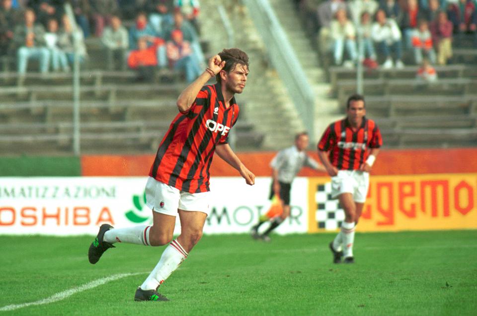Zagłębie Lubin - AC Milan 1:4 (26.09.1995).