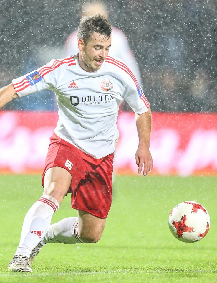 Michał Szewczyk (Drutex-Bytovia - Legia Warszawa 1:3, 25.10.2017).