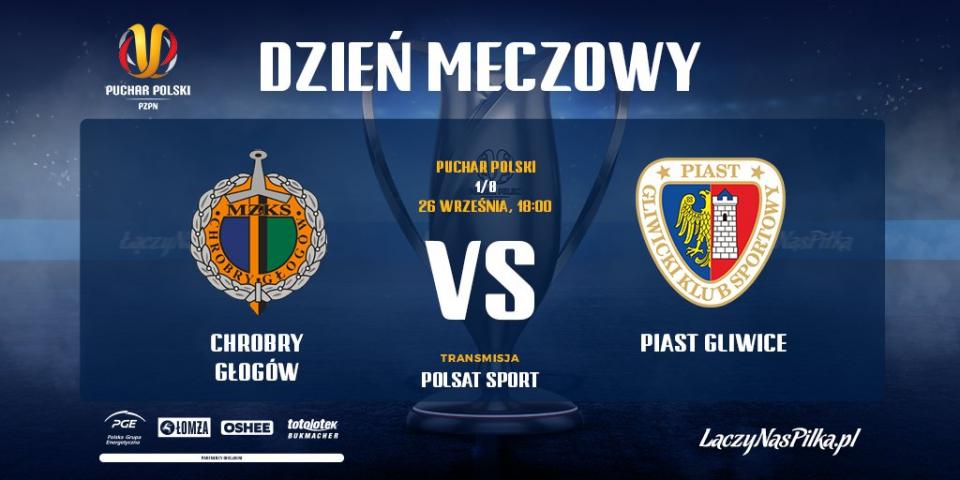 Chrobry Głogów - Piast Gliwice 2:1 (26.09.2017)