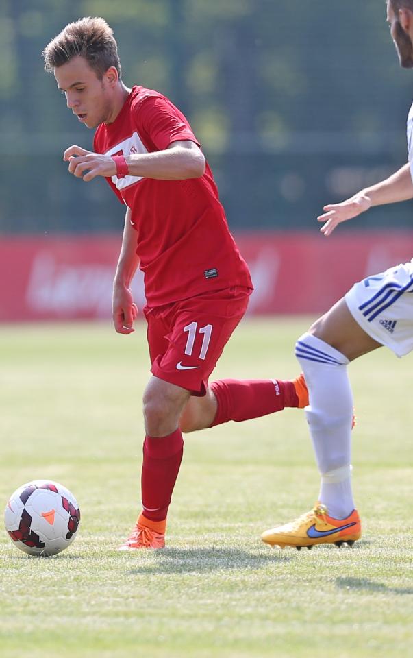 Polska - Cypr 4:0 U17 (01.09.2015) Mikołaj Kwietniewski