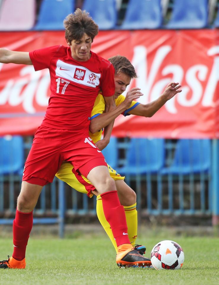 Polska - Rumunia 1:2 (05.09.2015) U17 Jakub Moder